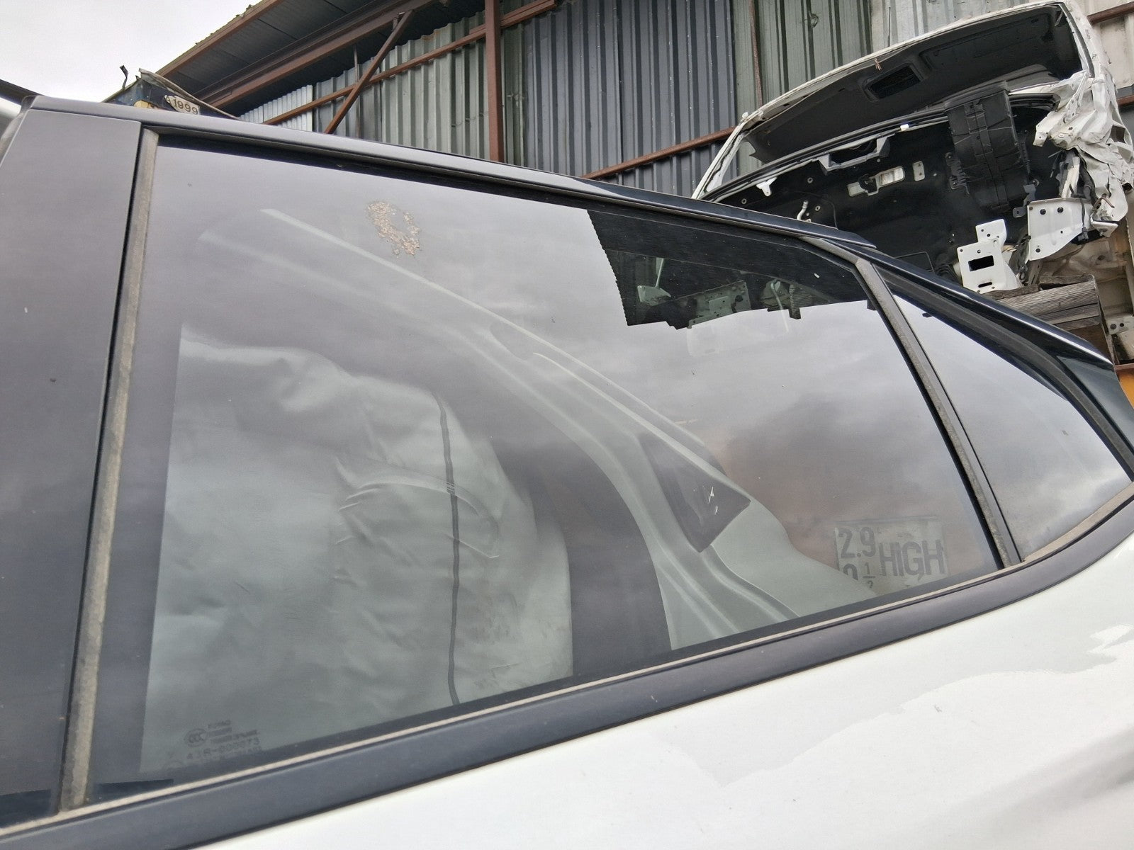 2023 DS AUTOMOBILES DS4 CROSSOVER NSR PASSENGER SIDE REAR MAIN WINDOW GLASS