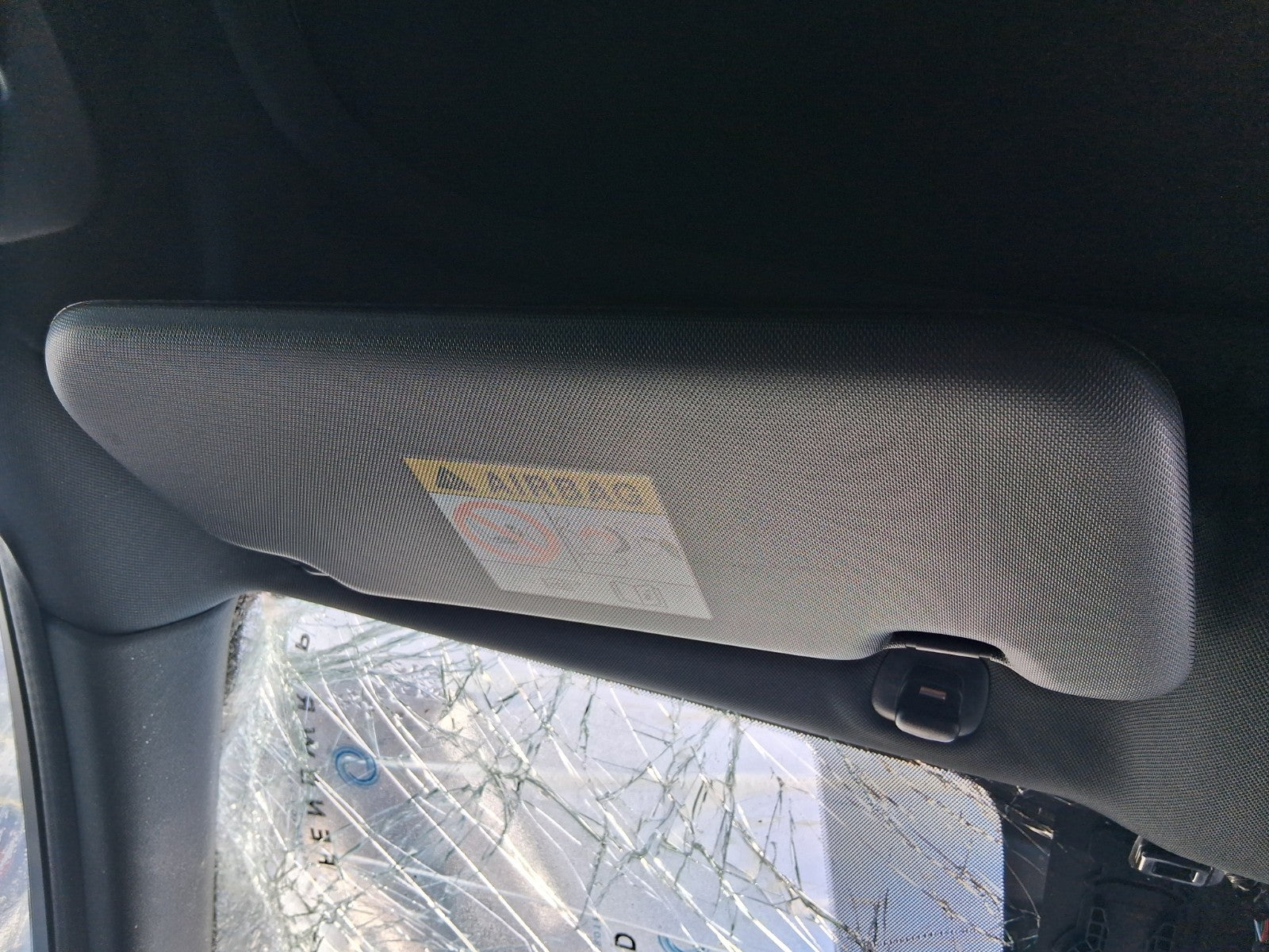 2024 NISSAN QASHQAI J12 MK3 NSF PASSENGER SIDE FRONT LEFT SUN VISOR SHADE