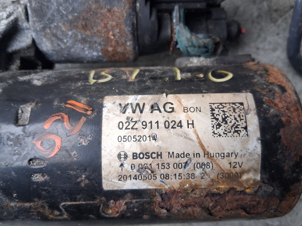 2014 VW VOLKSWAGEN PASSAT B7 1.6 DIESEL STARTER MOTOR 02Z911024H
