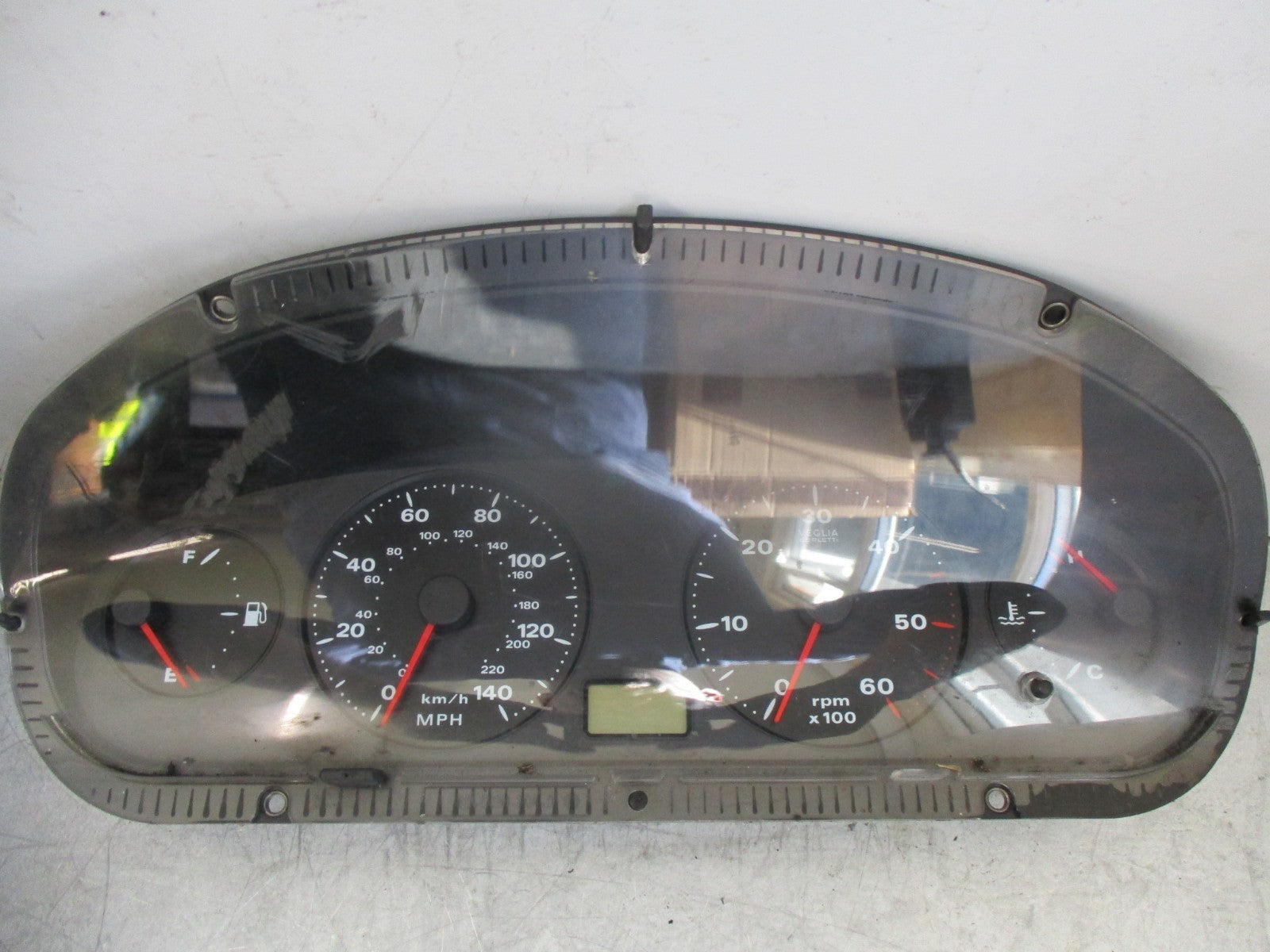 2000 FIAT BRAVO 1.2 16V SPEEDOMETER  INSTRUMENT CLUSTER CLOCKS 606290002