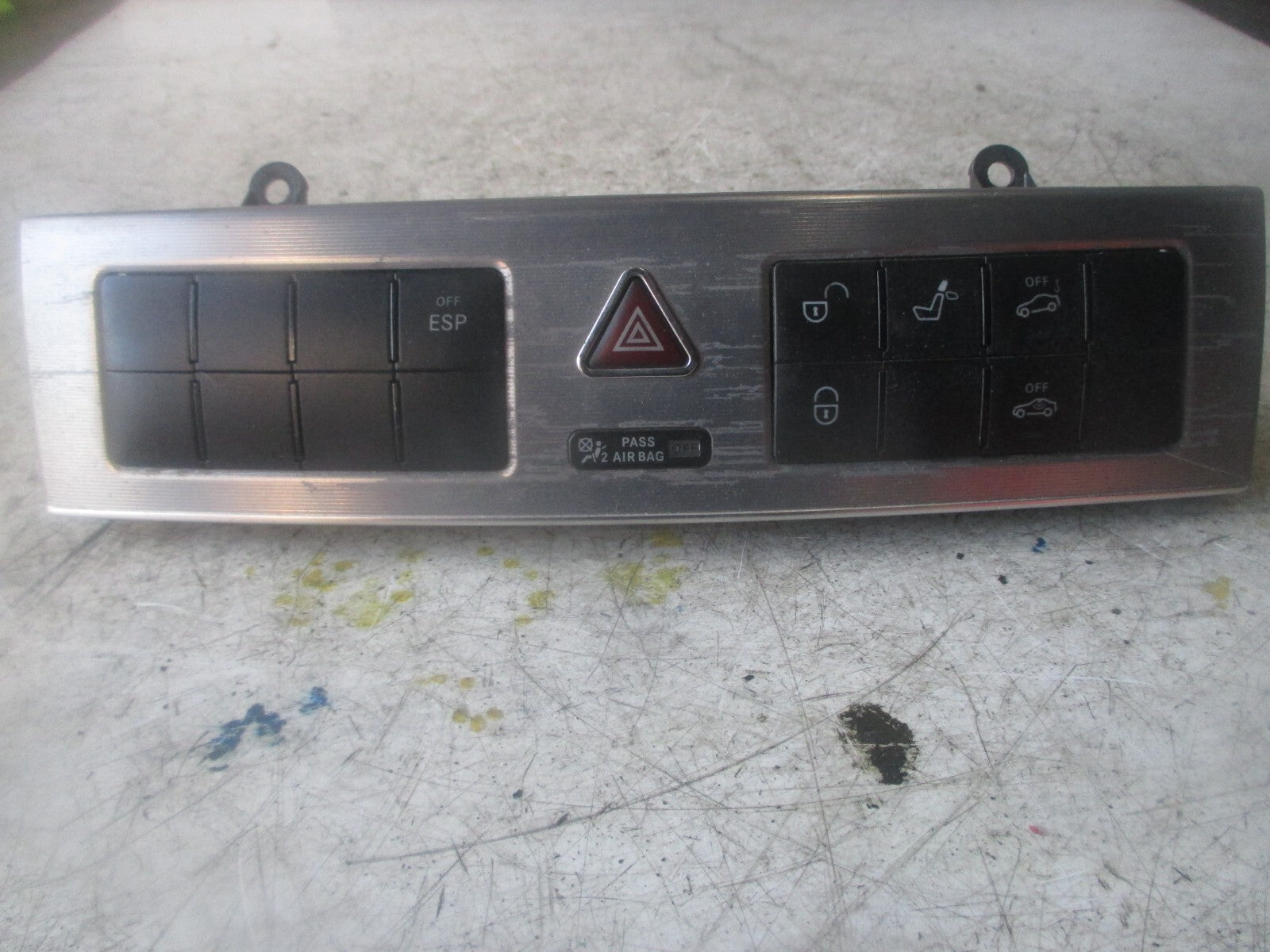 2006 MERCEDES C CLASS W203 HAZARD ESP SWITCH LOCK SWITCH PANEL 2038701710