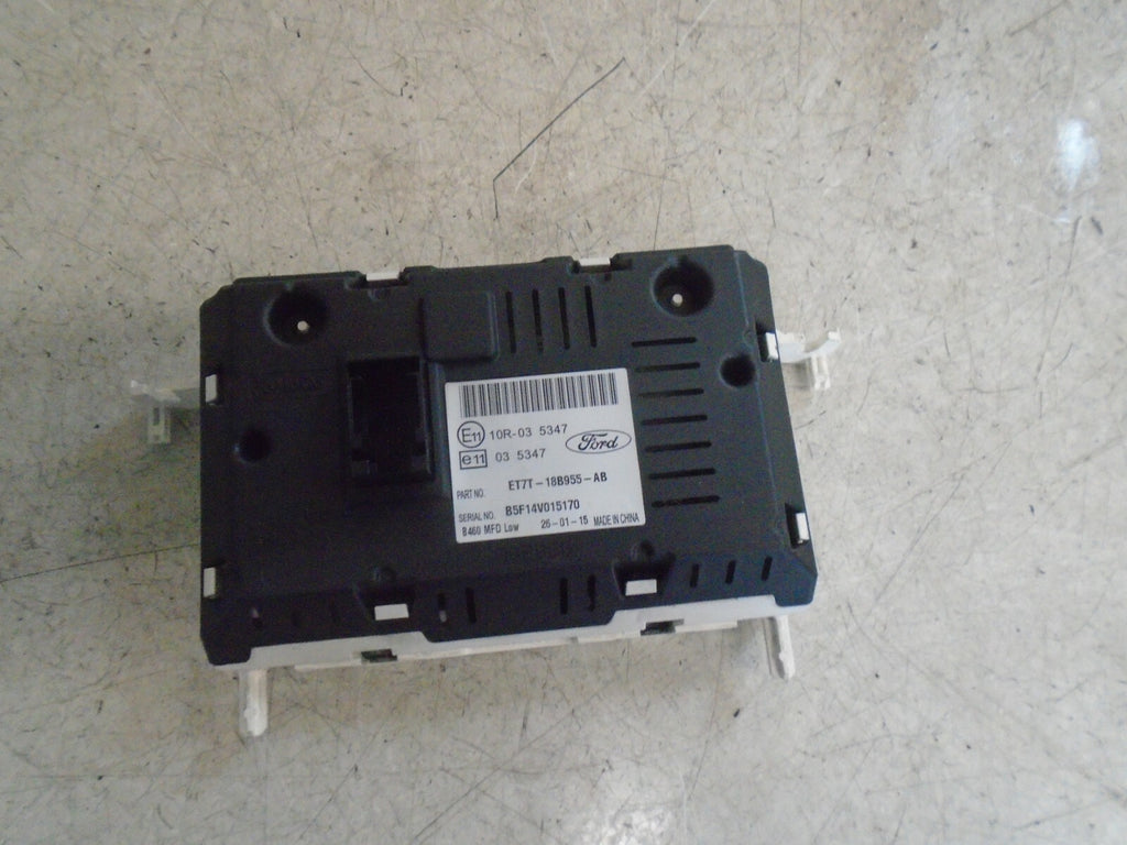FORD FIESTA MK7 MULTIFUNCTION RADIO CLOCK SCREEN DISPLAY ET7T18B955AB