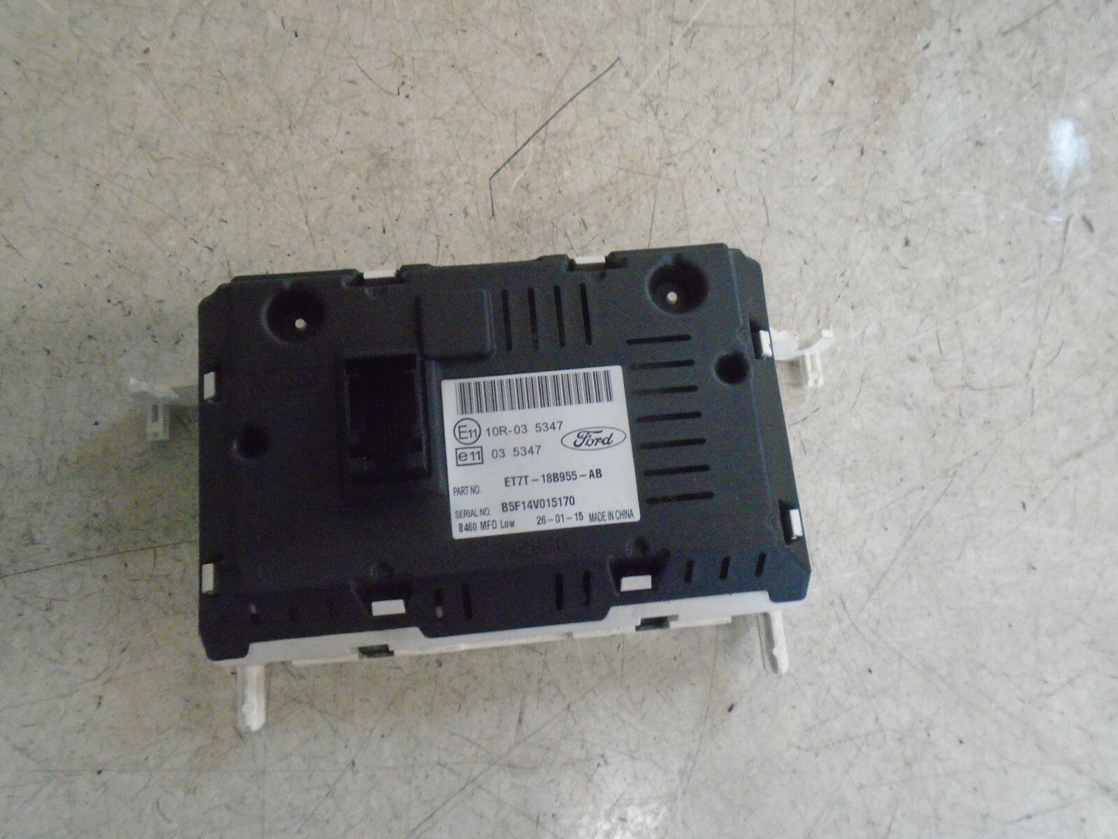 FORD FIESTA MK7 MULTIFUNCTION RADIO CLOCK SCREEN DISPLAY ET7T18B955AB