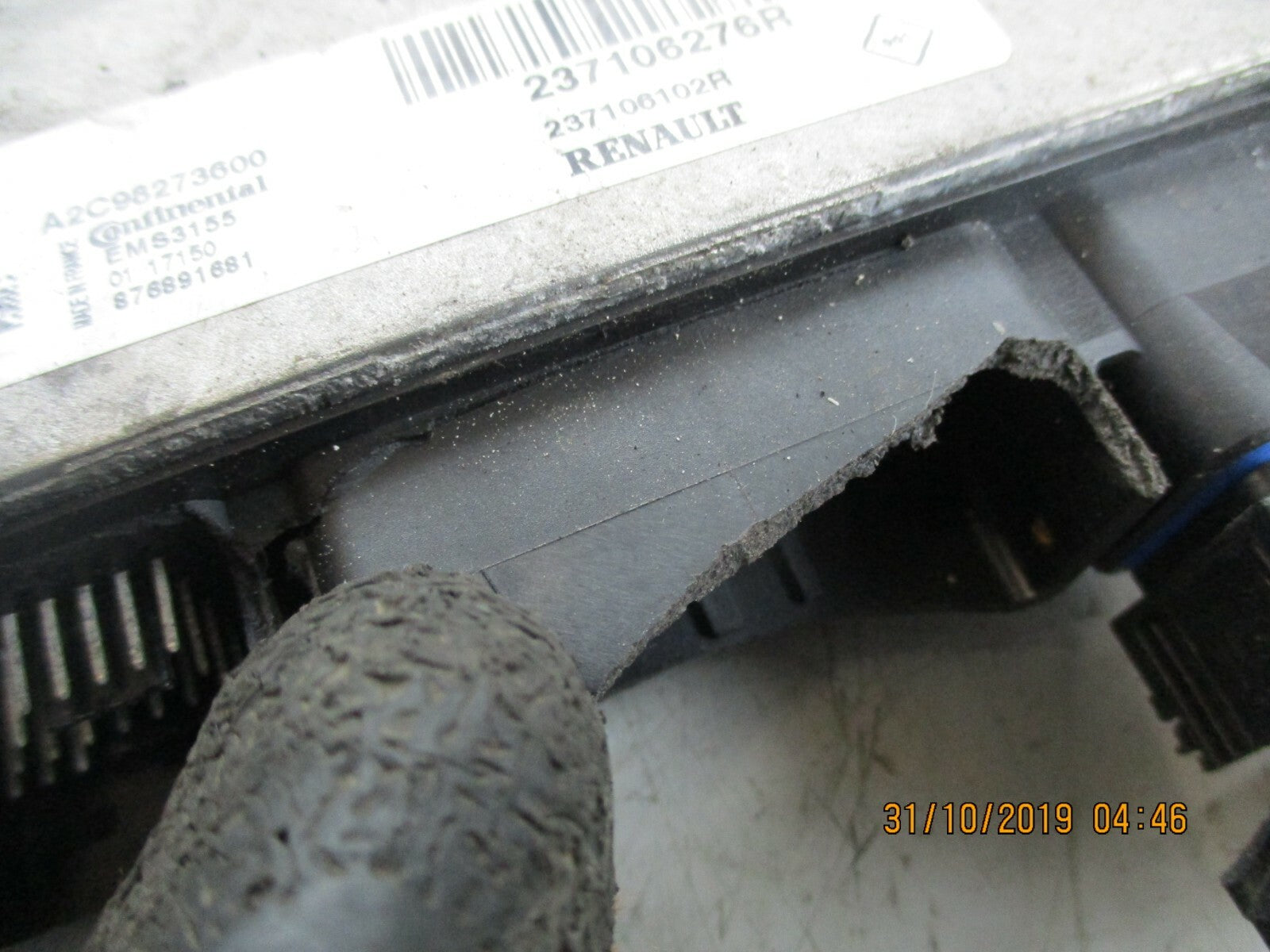 DACIA DUSTER 1.2 TCE MK1 ECU ENGINE CONTROL UNIT DAMAGED 237106276R 237106102R