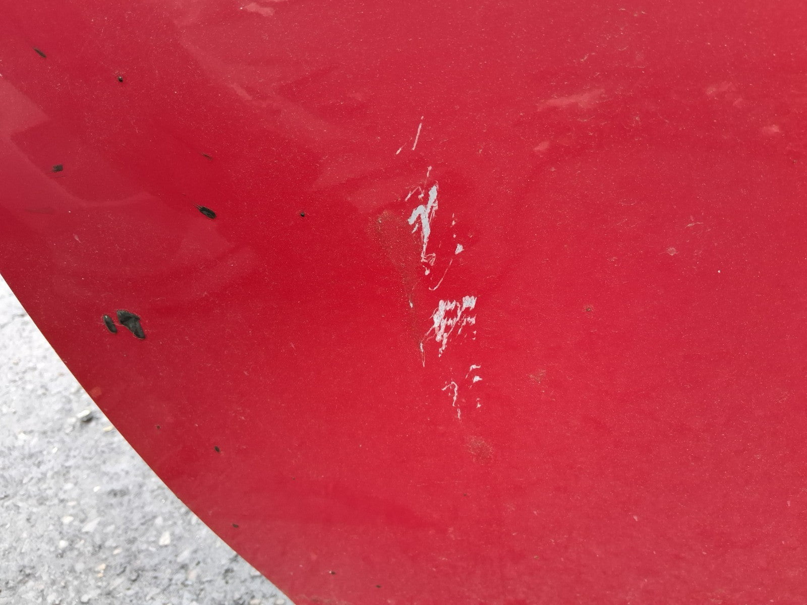 2005 HONDA CIVIC MK7 3 DOOR OS DRIVER SIDE DOOR COMPLETE RED R81