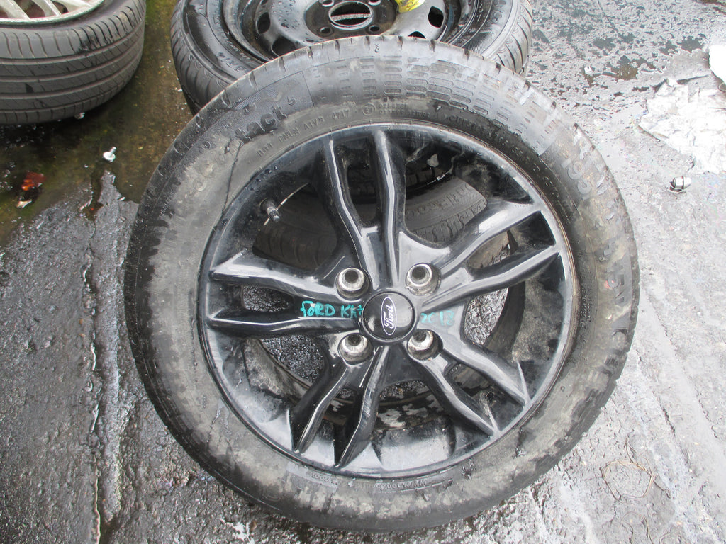 FORD KA + 2018 15 INCHS BLACK ALLOY WHEEL WITH TYRE 195/55R15 E1BJ1007CA