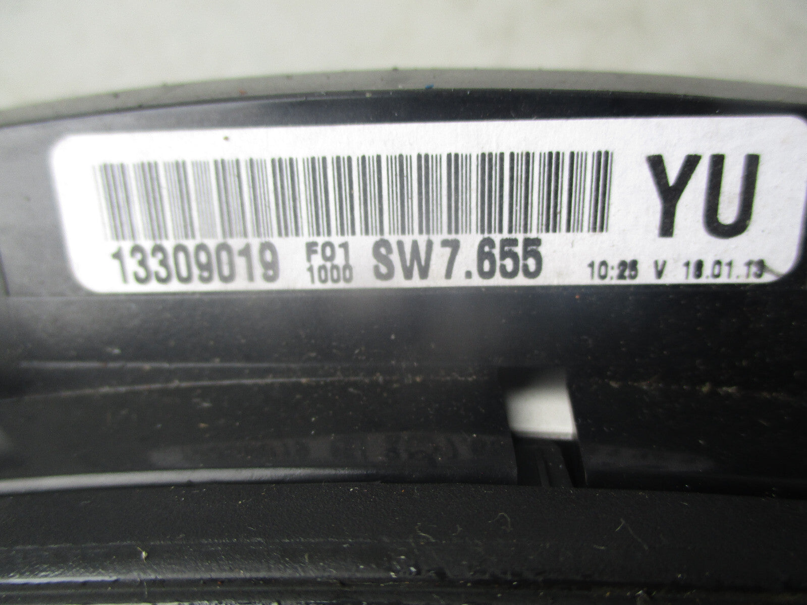 VAUXHALL ZAFIRA B 2013 1.7 CDTI SPEEDO INSTRUMENT CLUSTER 13309019