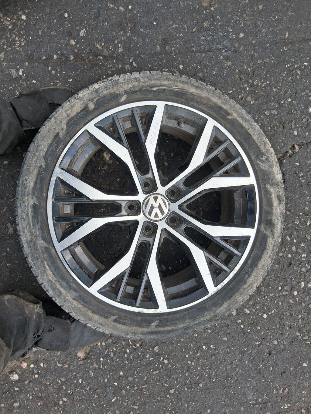 VW VOLKSWAGEN POLO 2018 MK6 SET OF 4 17 INCH ALLOY WHEEL WITH TYRE 225/45R17