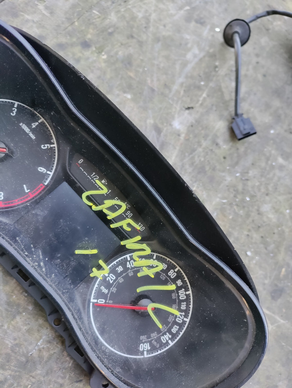 VAUXHALL ZAFIRA C MK3 SPEEDOMETER INSTRUMENT CLUSTER 39129403
