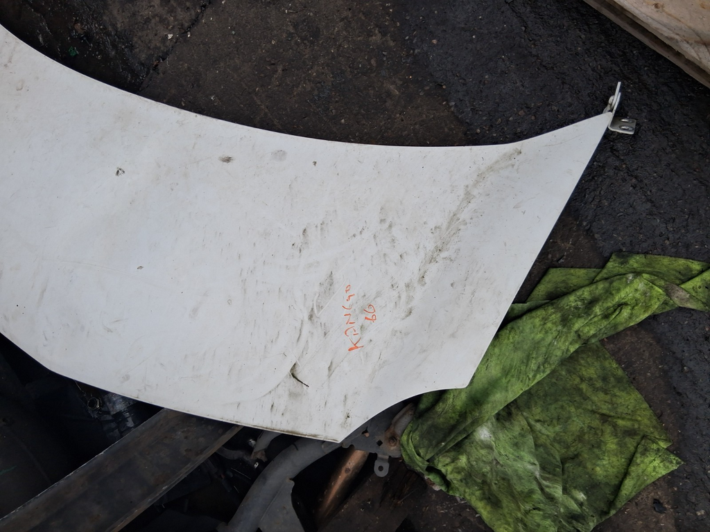 2016 RENAULT KANGOO MK2 FRONT BONNET HOOD PANEL WHITE