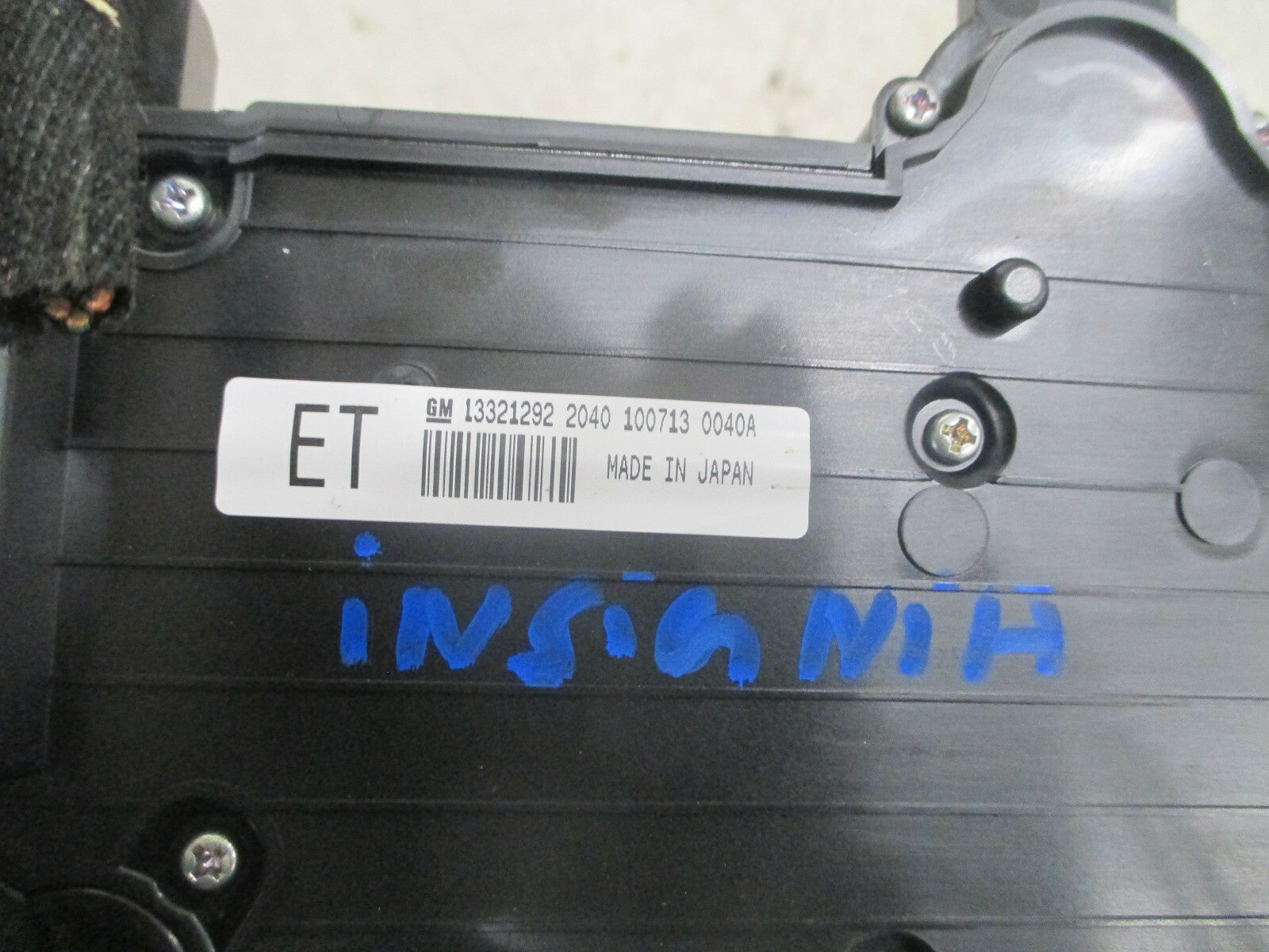 VAUXHALL INSIGNIA MK1 2010 RADIO CONTROL UNIT 13321292