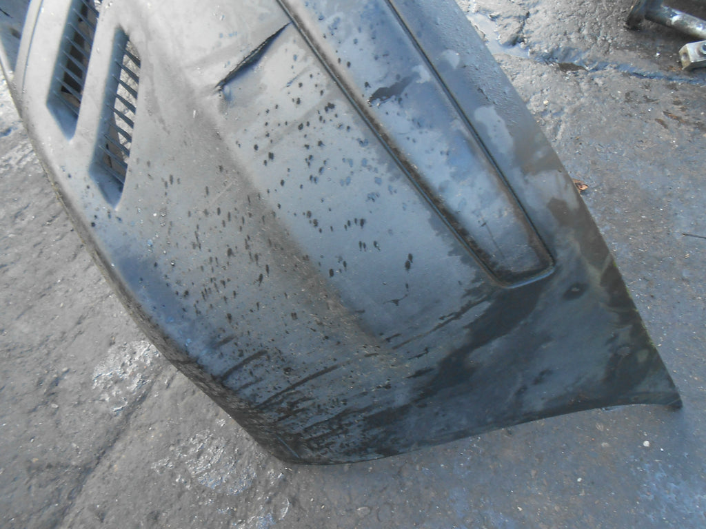 FIAT PUNTO 188 MK2 PRE FACELIFT 2000 COMPLETE FRONT BUMPER BLACK PLASTIC