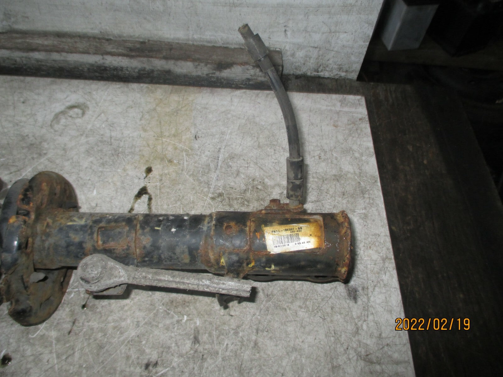 FORD ECOSPORT 2017 NSF PASSENGER SIDE FRONT STRUT SHOCK ABSORBER FN1C18K001BB