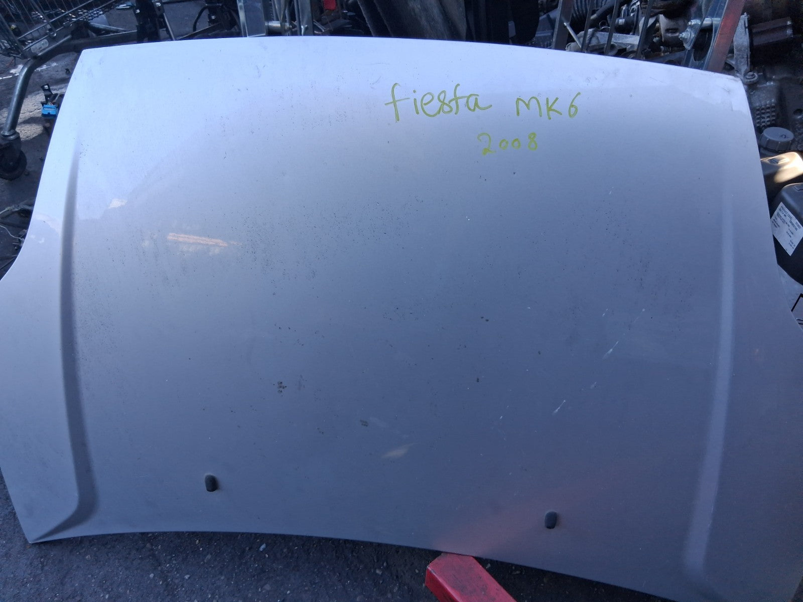 2008 FORD FIESTA MK6 FRONT BONNET HOOD PANEL SILVER