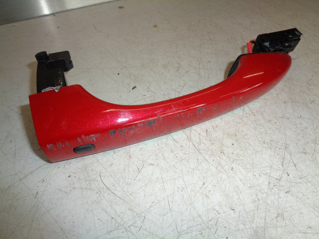 JEEP COMPASS 2020 NSF PASSENGER FRONT EXTERIOR DOOR HANDLE RED