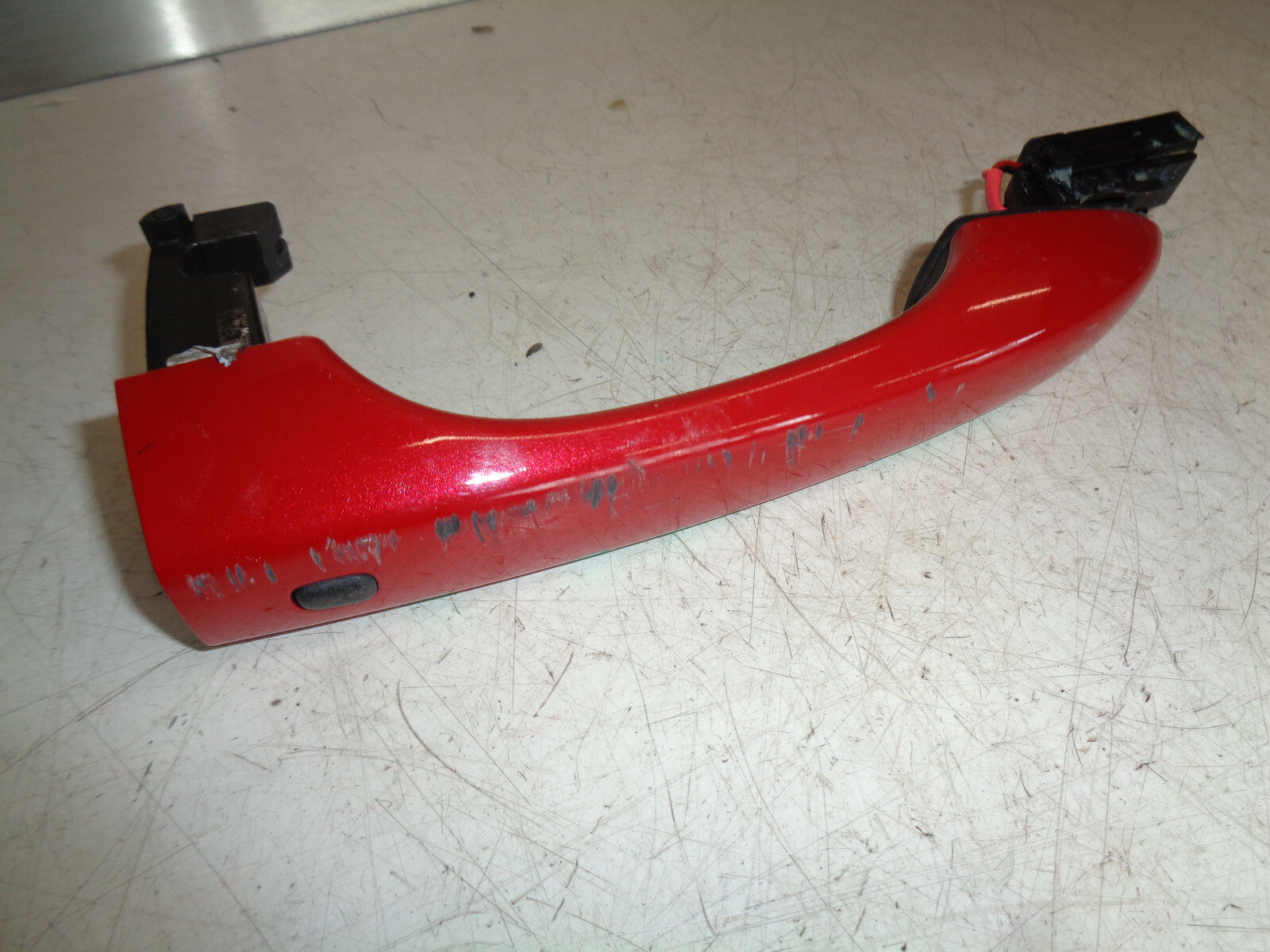 JEEP COMPASS 2020 NSF PASSENGER FRONT EXTERIOR DOOR HANDLE RED