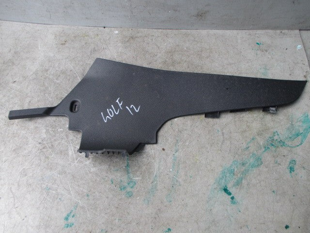 2012 VW GOLF MK7 OSF DRIVER SIDE LOWER DASHBOARD CONSOLE TRIM 5G2863046A