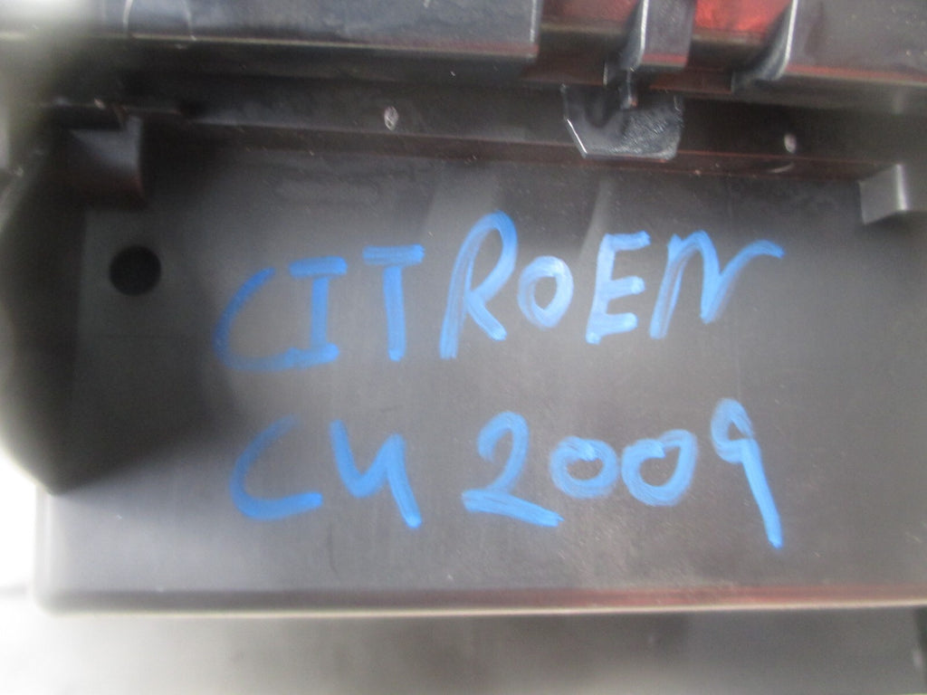 2009 CITROEN C4 MIDDLE DASH CLOCK DISPLAY 9665614780