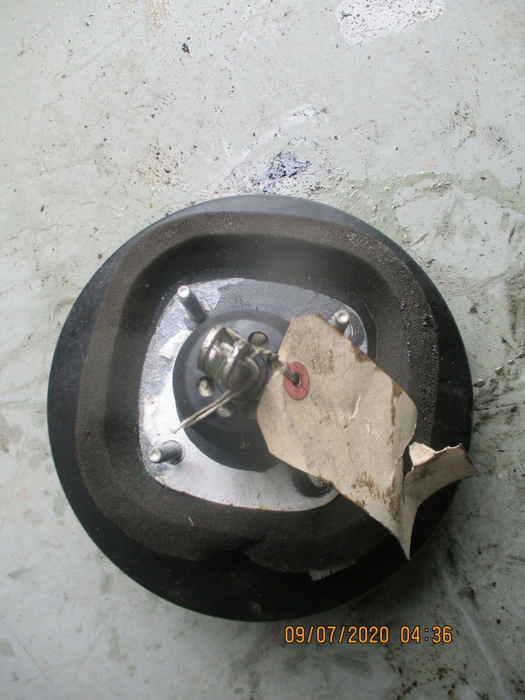 PEUGEOT 207 2007 BRAKE MASTER SERVO CYLINDER DRUM ONLY 9657455580