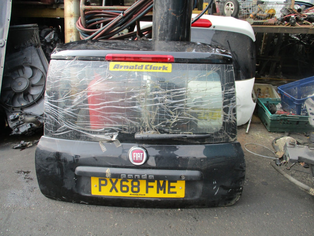 FIAT PANDA 2018 MK3 REAR TAILGATE BOOTLID BLACK DENTED