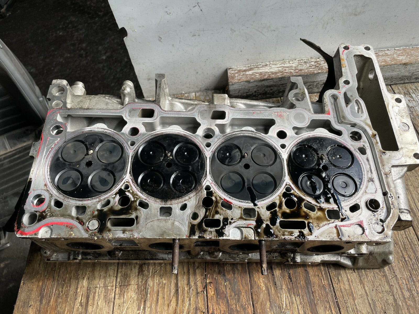 BMW 3 SERIES F30 320D 2017 B47 2.0 DIESEL CYLINDER HEAD 155737801 85137090400