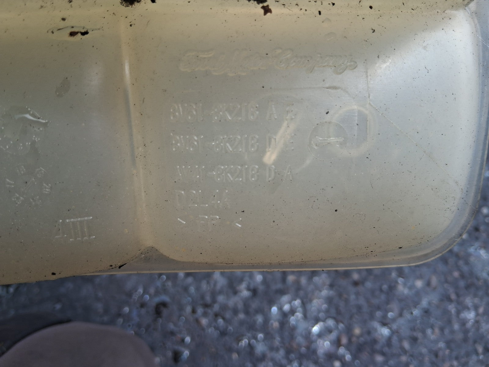 2014 FORD FIESTA MK7 COOLANT WATER EXPANSION TANK