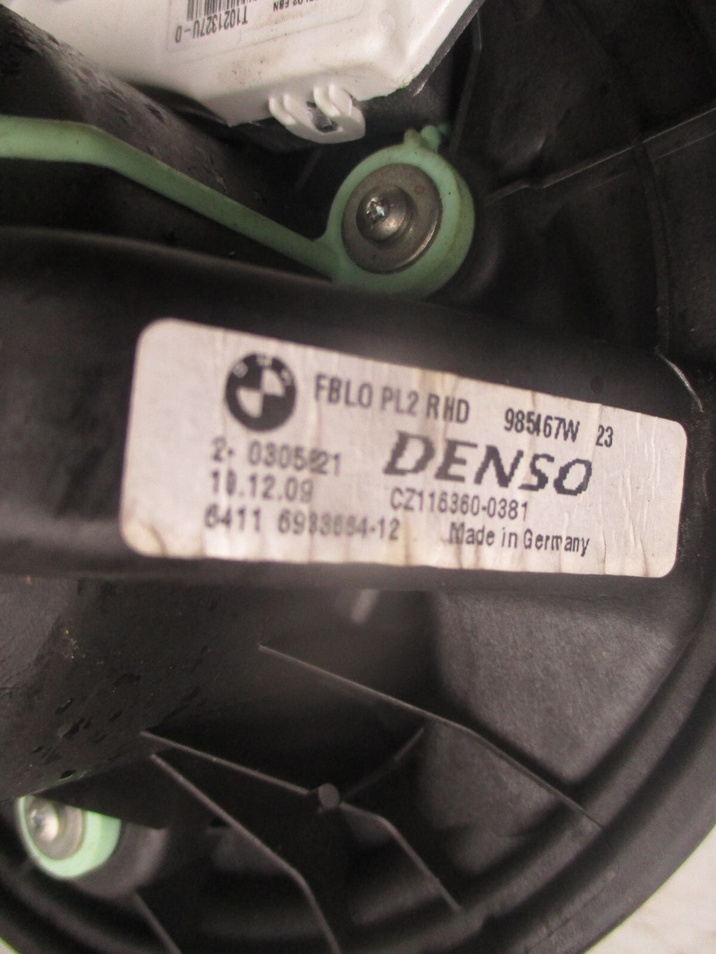 BMW 1 SERIES 2010 E87 2.0 DIESEL HEATER BLOWER FAN MOTOR 693366412
