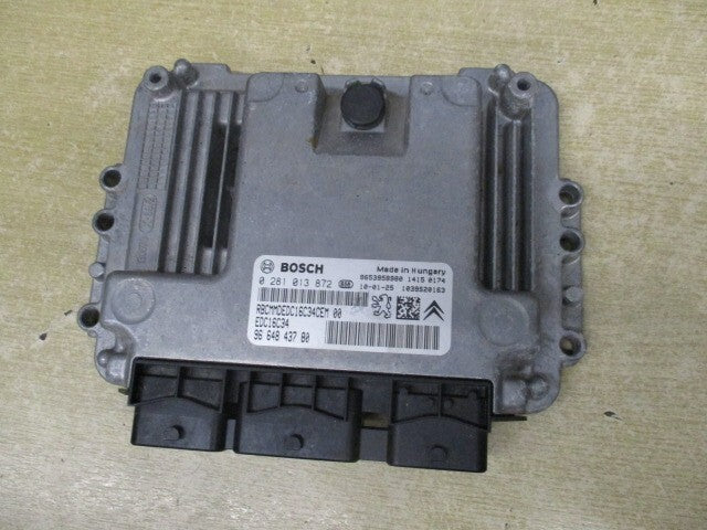 PEUGEOT 307 2010 1.6 DIESEL ECU ENGINE CONTROL MODULE 9664843780