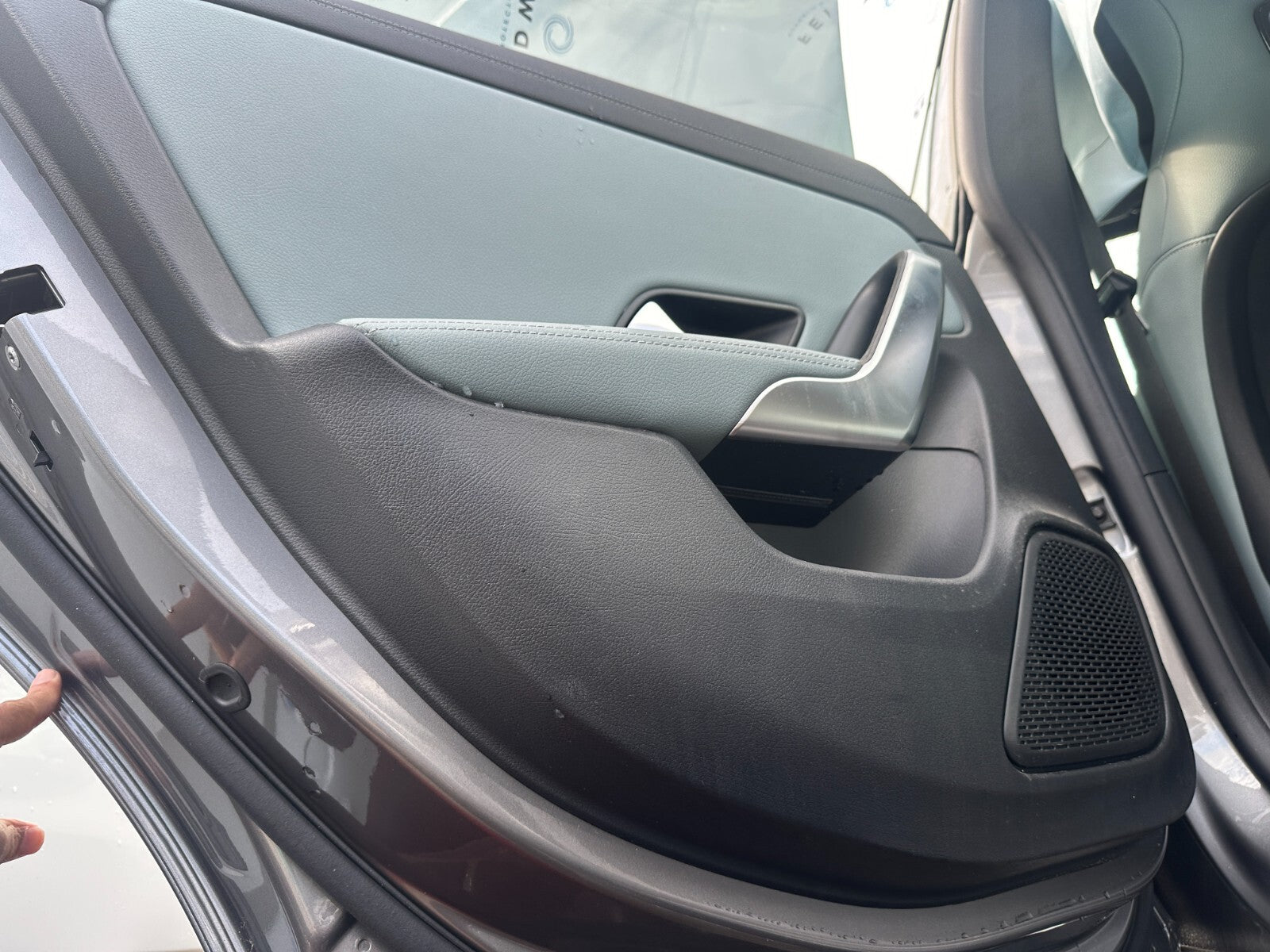 2023 MERCEDES CLA C118 NSR PASSENGER SIDE REAR DOOR CARD TRIM PANEL BLACK BLUE