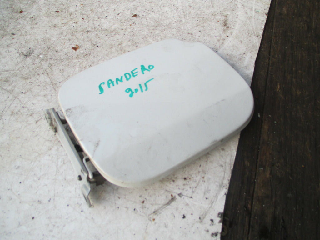 DACIA SANDERO 2015 MK2 FUEL FILLER FLAP COVER WHITE