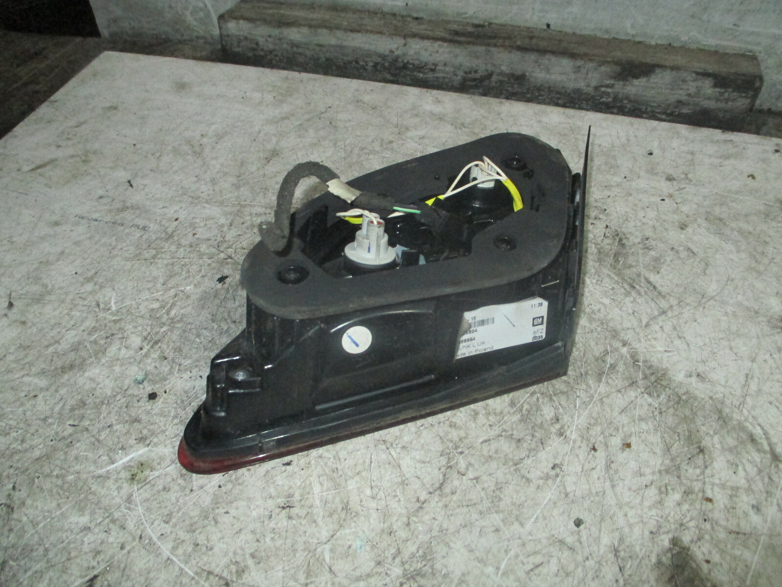 VAUXHALL ASTRA GTC 2016 3 DOOR NSR PASSENGER SIDE REAR TAIL LIGHT 13399954