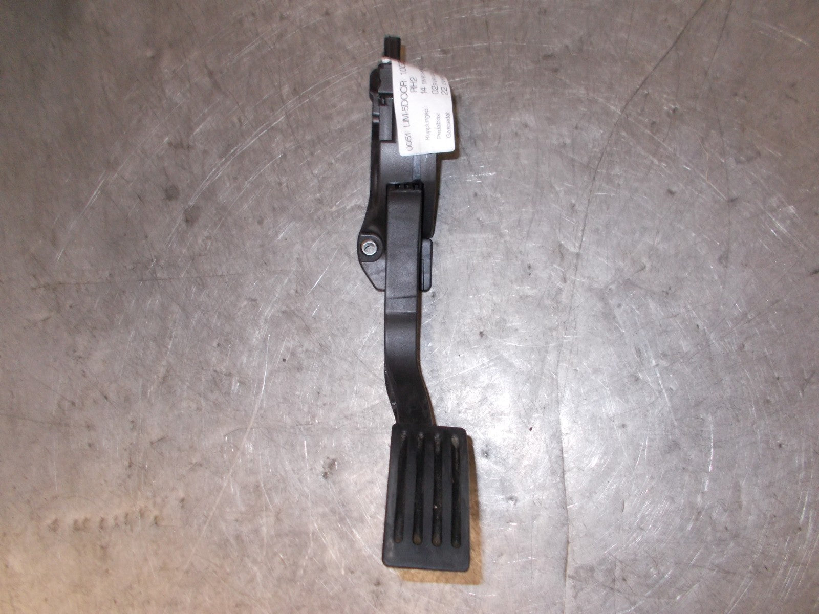 FORD FOCUS 2017 MK3 1.0 ELECTRIC ACCELERATOR PEDAL EV619F836BA