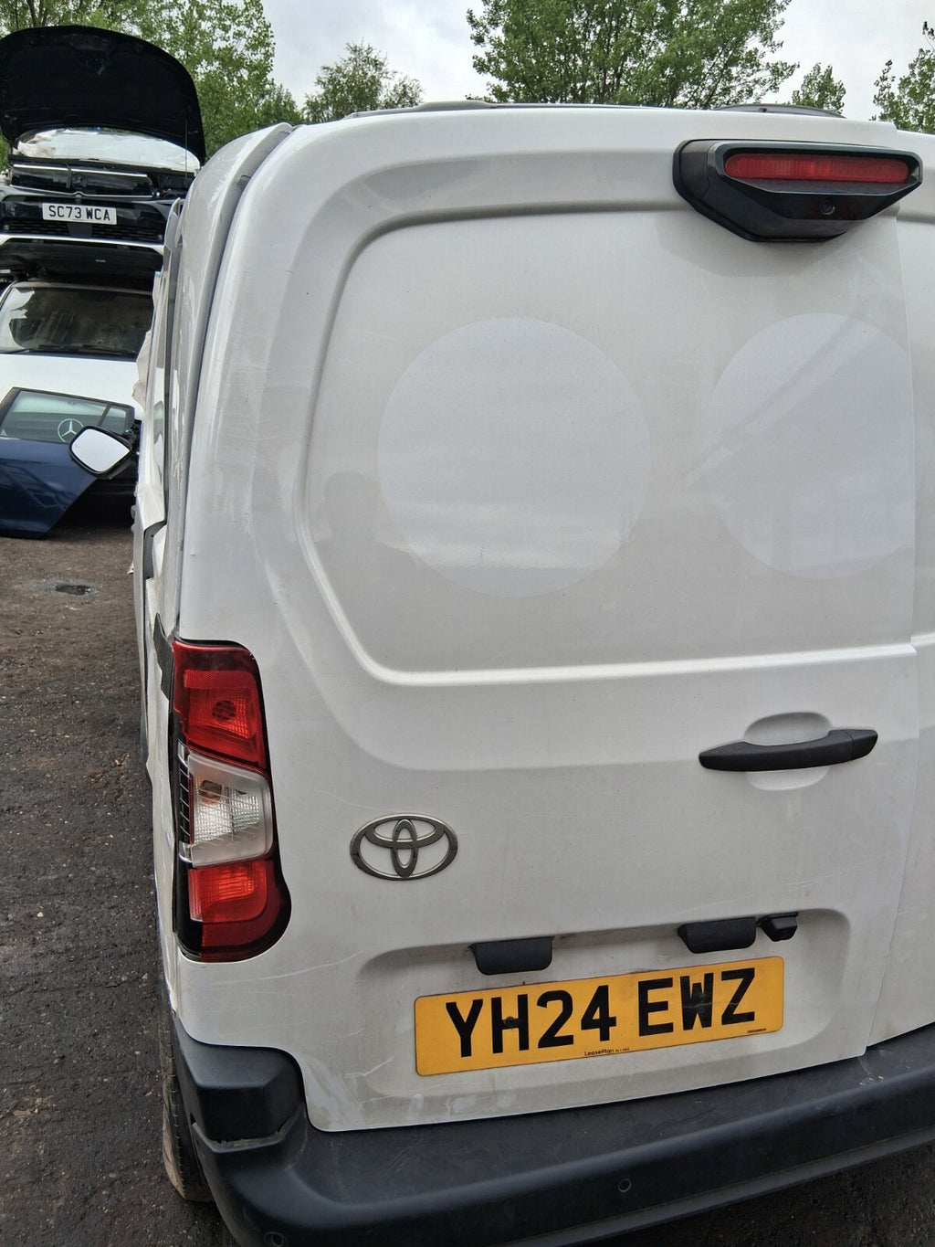 2024 TOYOTA PROACE CITY NSR PASSENGER SIDE COMP DOOR & 2 CAMERA EPR ICY WHITE