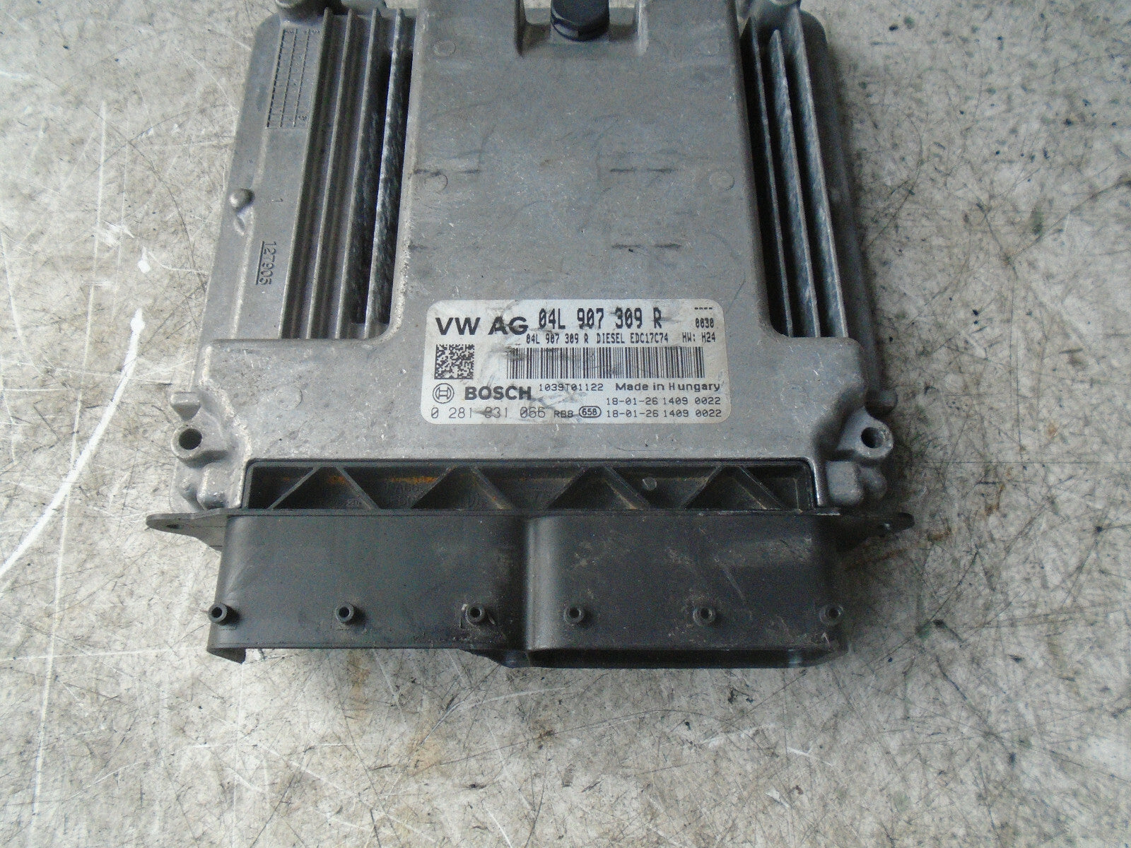VW VOLKSWAGEN GOLF 2018 MK7 2.0 TDI  AUTO ECU ENGINE CONTROL MODULE 04L907309R