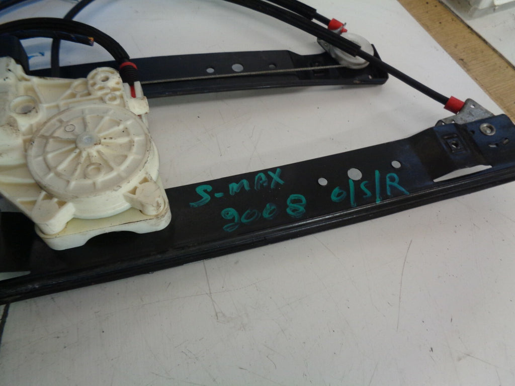 FORD S-MAX 2008 OSR DRIVER SIDE REAR DOOR WINDOW MOTOR AND REGULATOR
