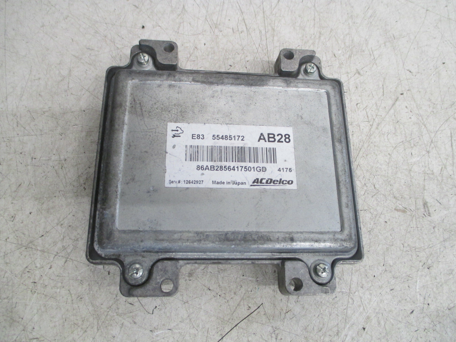 VAUXHALL CORSA D (MK3) 2013 1.2 (A12XER) ENGINE CONTROL UNIT ECU 55485172 AB28