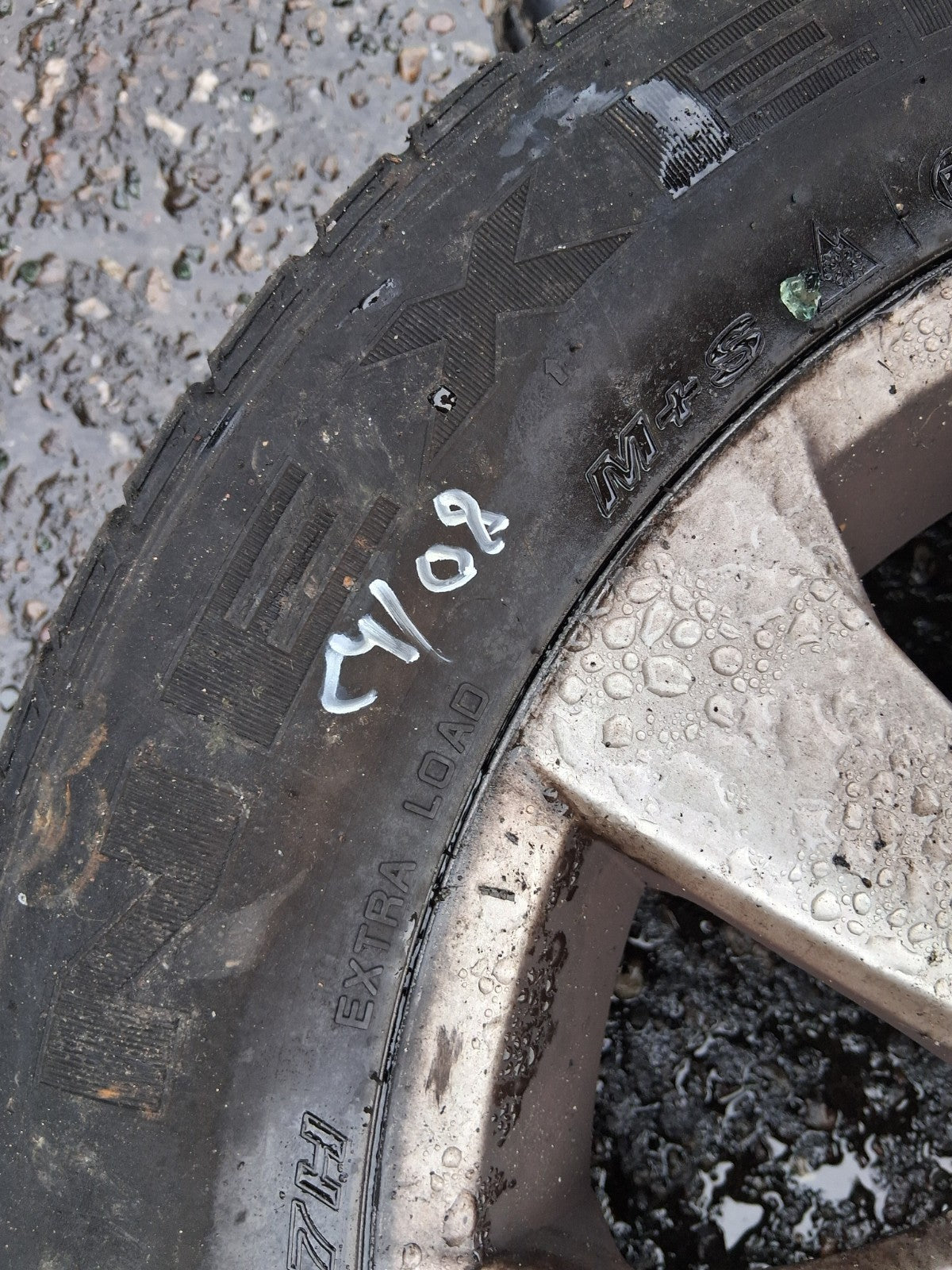 2008 CITROEN C4 PICASSO 16 INCH ALLOY WHEEL WITH TYRE 215/55R16