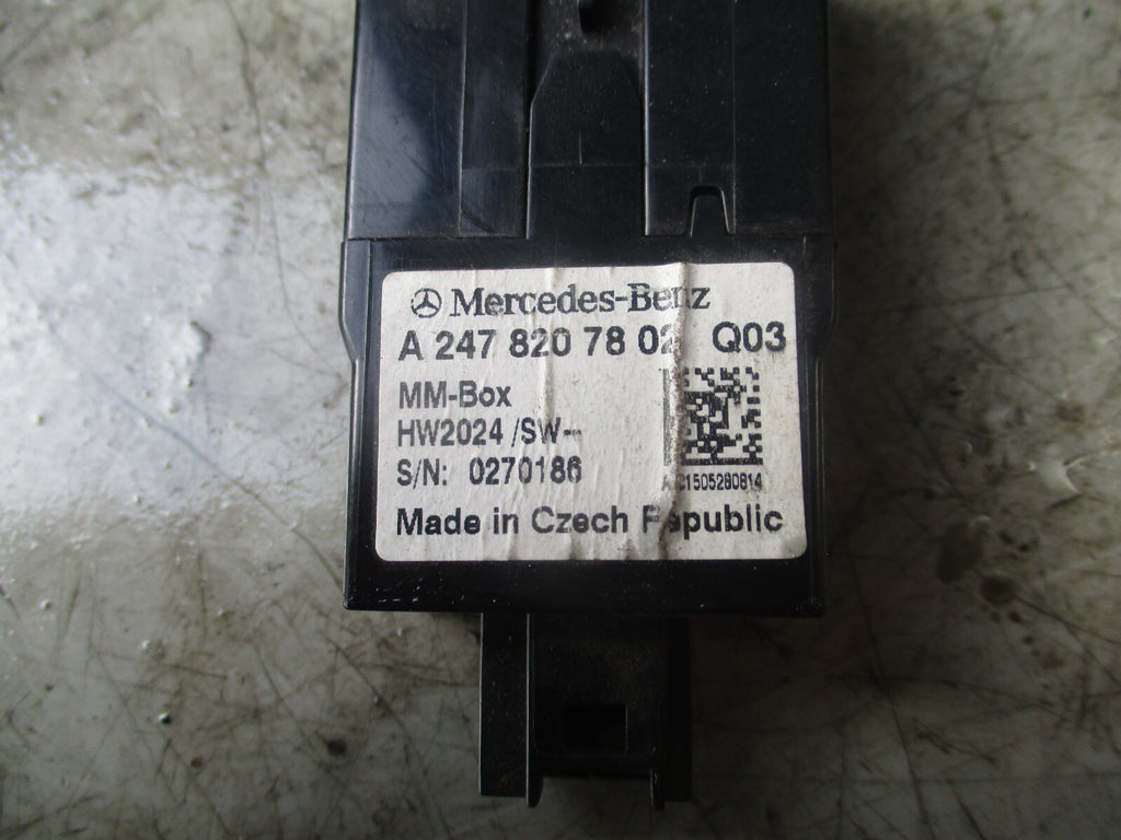 2021 MERCEDES SPRINTER W907 USB MULTIMEDIA PORT SOCKET A2478207802
