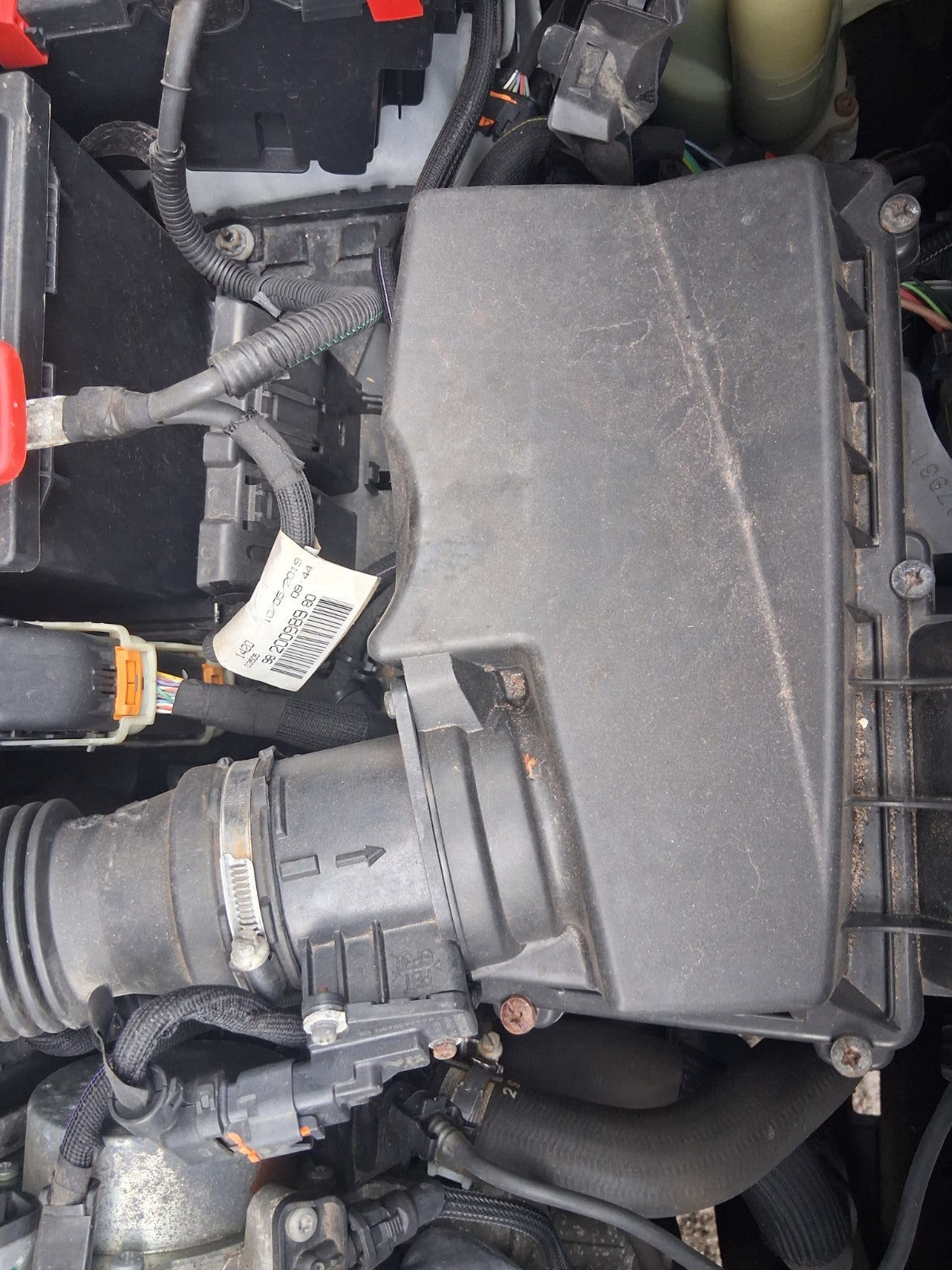 2019 CITROEN DISPATCH MK3 2.0 DIESEL AIR FILTER BOX WITH MAF SENSOR 9662635680