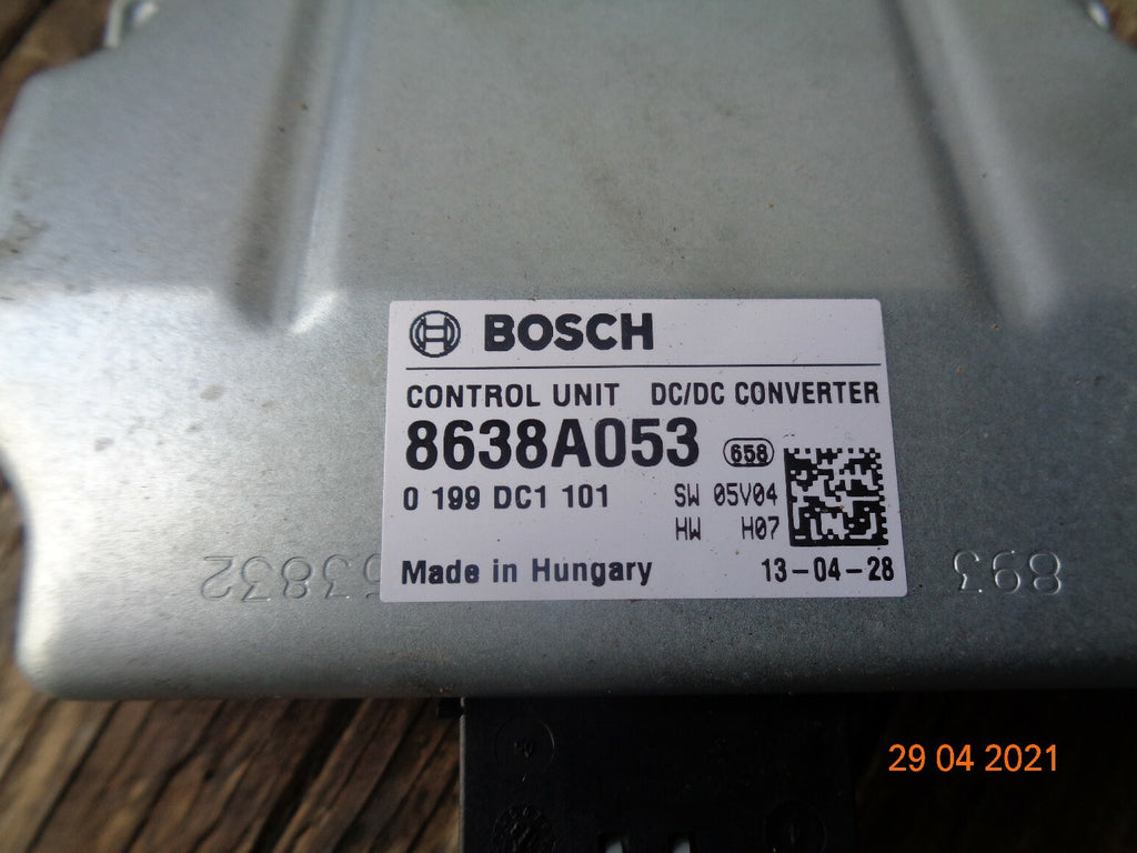 MITSUBISHI MIRAGE MK6 2014 1.2 PETROL DC CD CONVERTER ECU MODULE 8638A053
