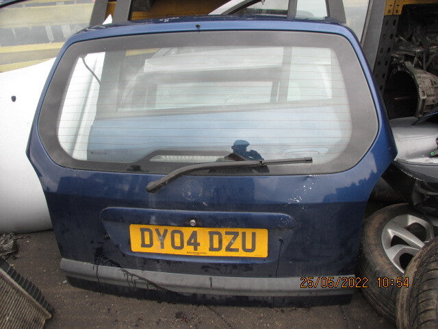 VAUXHALL ZAFIRA A 2004 REAR COMPLETE TAILGATE BOOTLID BLUE