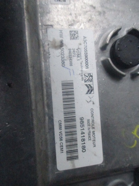 2024 VAUXHALL CROSSLAND ECU ENGINE CONTROL MODULE 9851418180