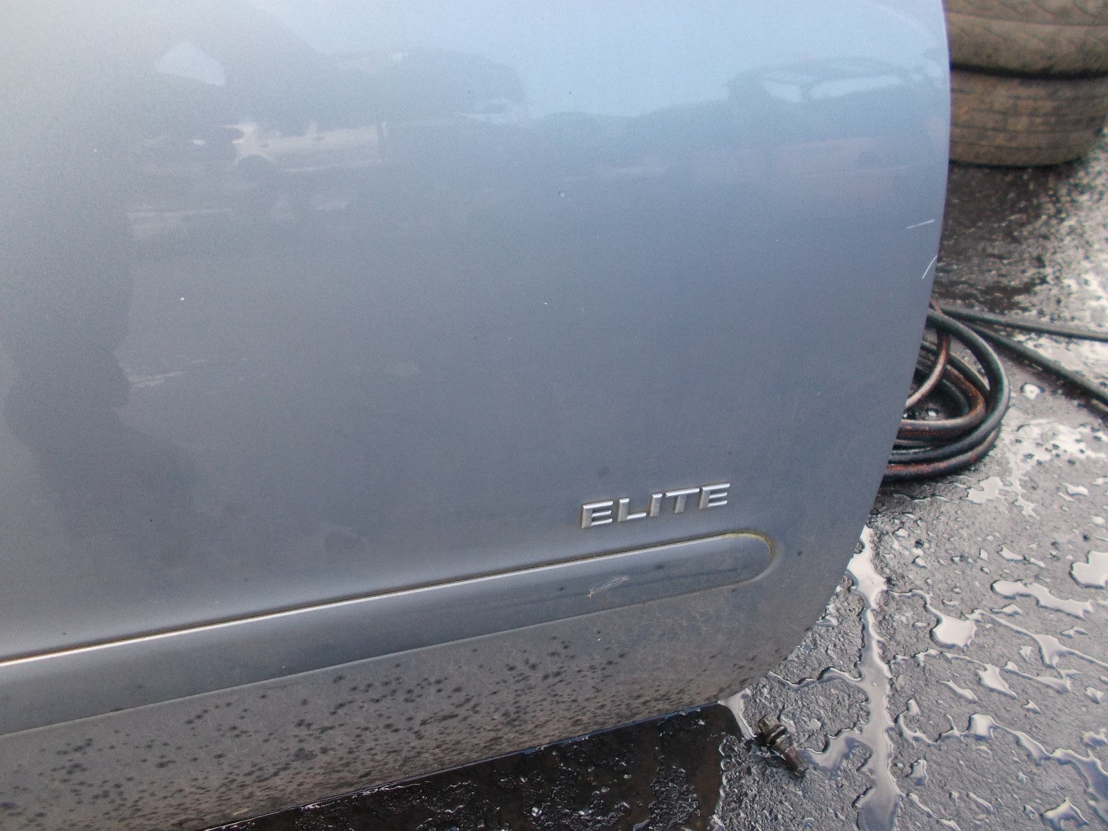 2008 VAUXHALL ZAFIRA MPV OSF DRIVERS SIDE FRONT DOOR SILVER L163 / GBJ 4AU