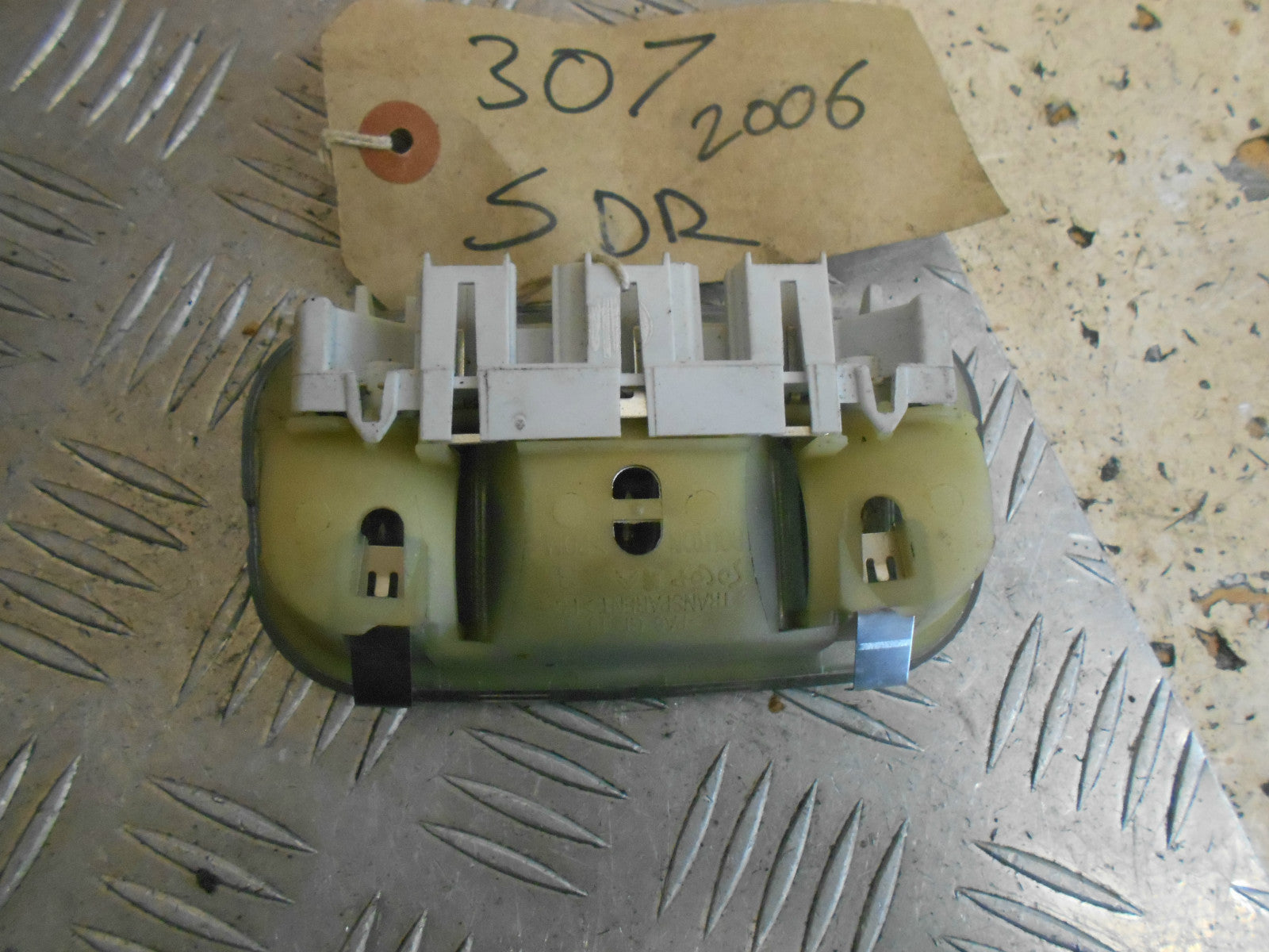 PEUGEOT 307 2006 INTERIOR READING MAP FRONT COURTESY LIGHT