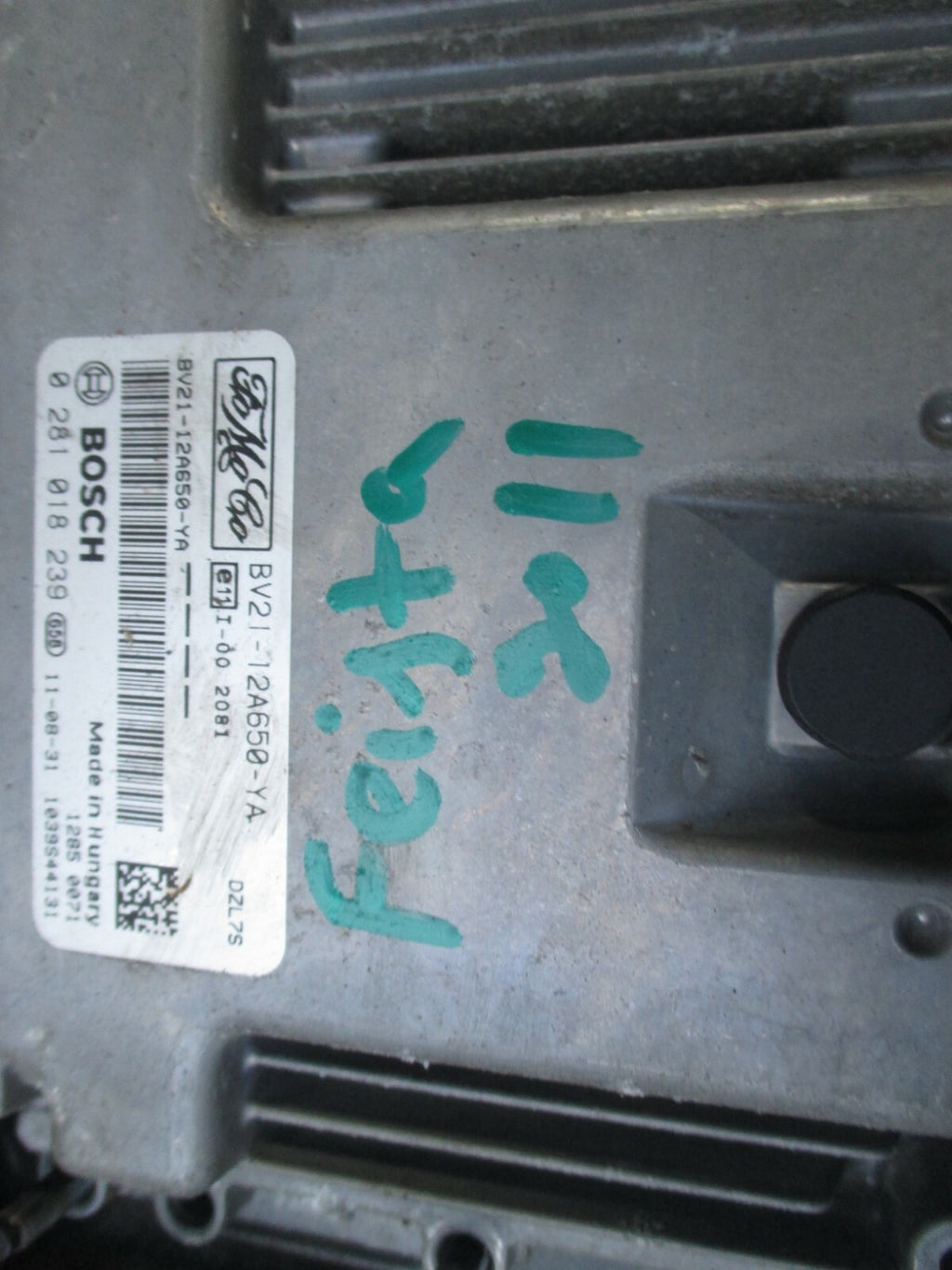FORD FIESTA 2011 MK7 ENGINE CONTROL MODULE BV12112A650