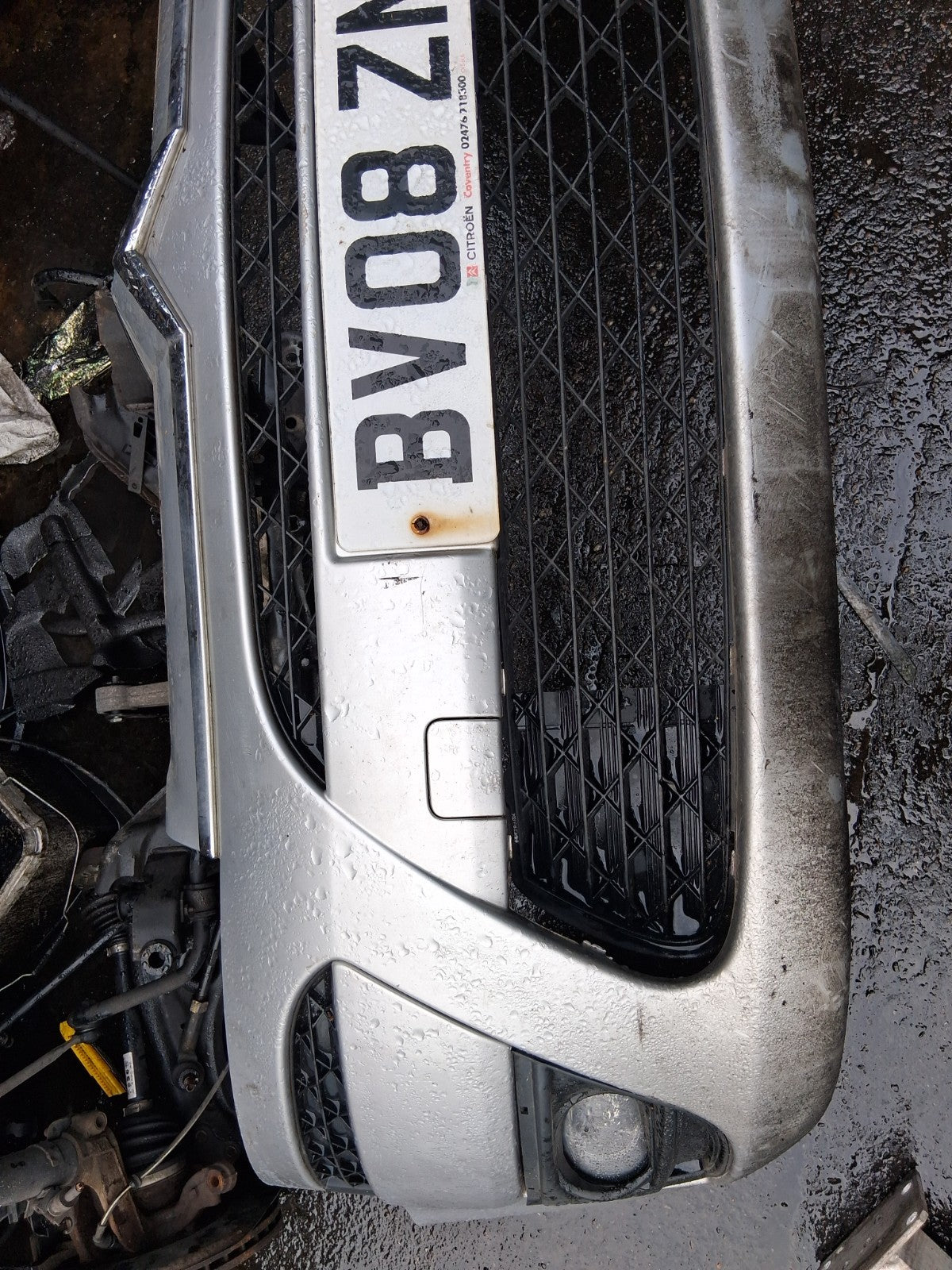 2008 CITROEN C4 PICASSO COMPLETE FRONT BUMPER SILVER