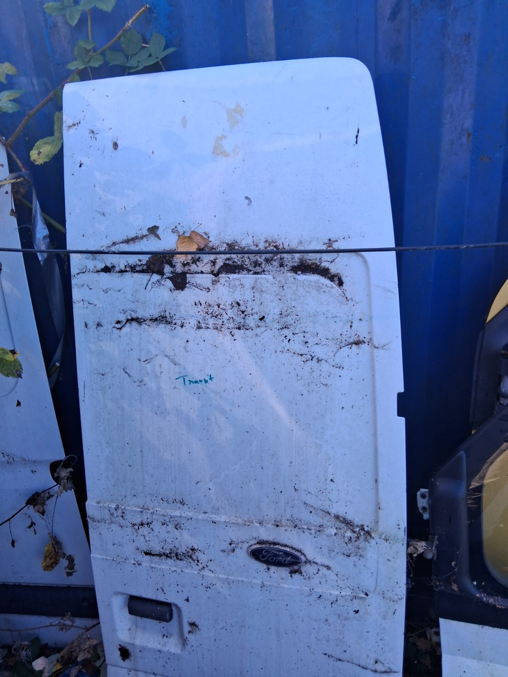 FORD TRANSIT MK6 OSR DRIVER SIDE REAR DOOR WHITE REAR RIGHT