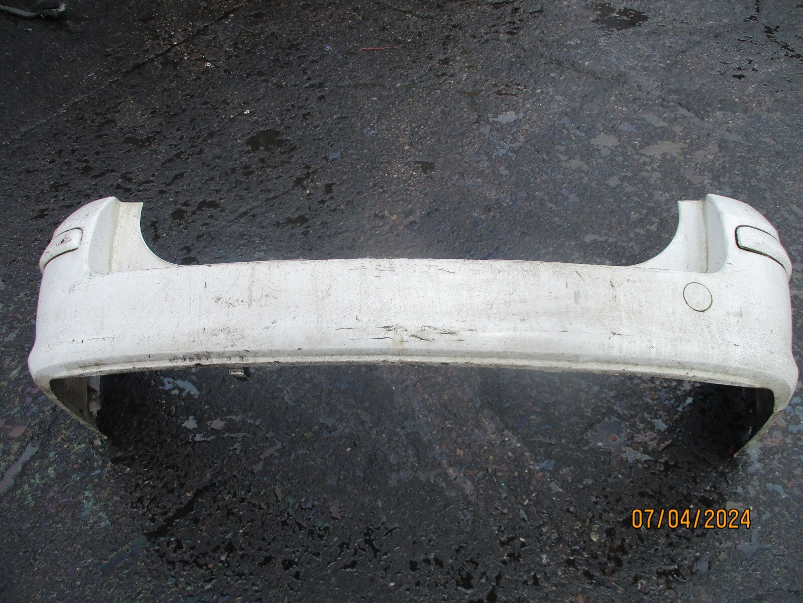 VAUXHALL ASTRA H 2009 3 DOOR VAN ESTATE REAR BUMPER WHITE