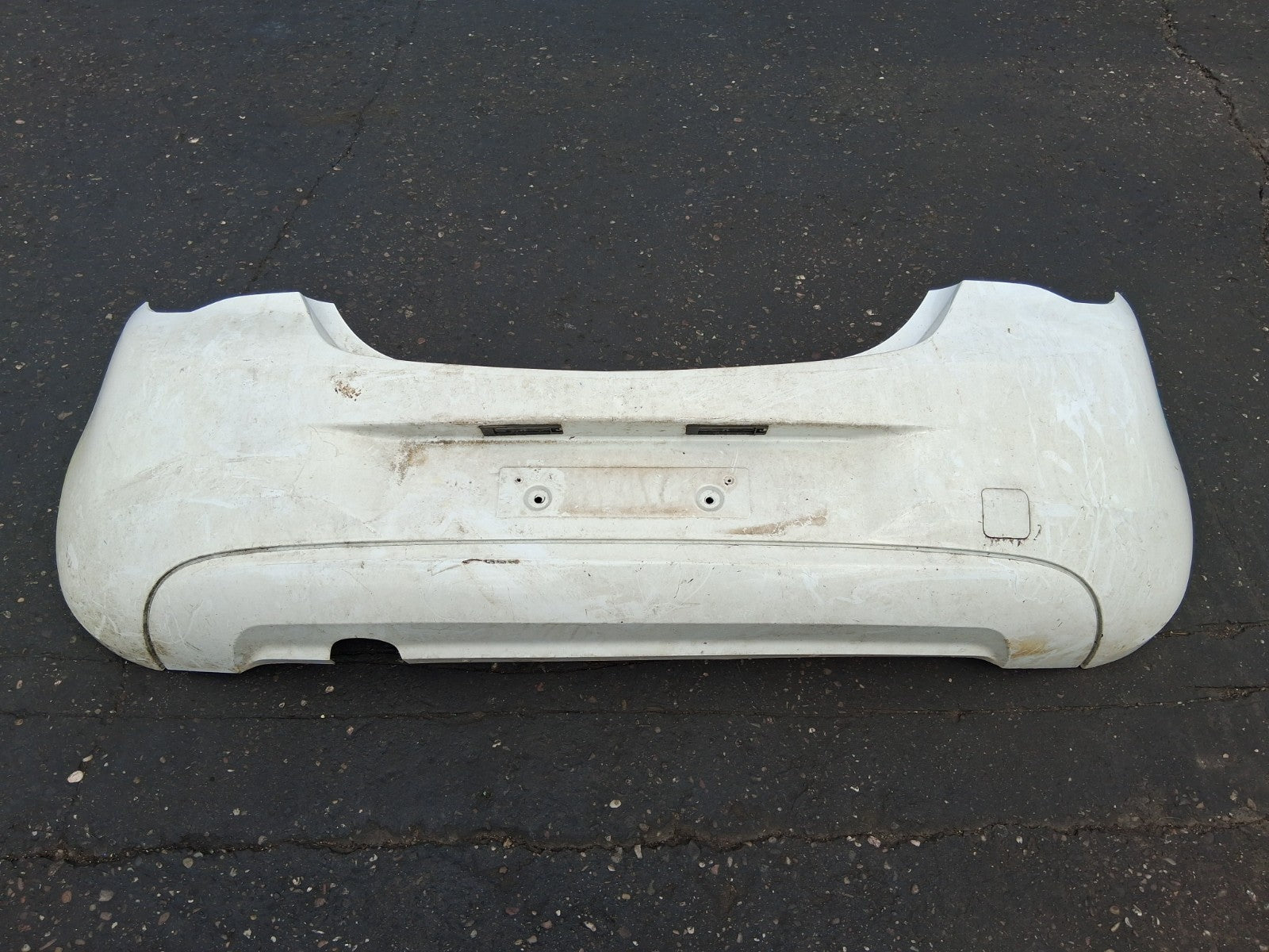 VAUXHALL CORSA E 2017 3 DOOR REAR COMPLETE BUMPER WHITE