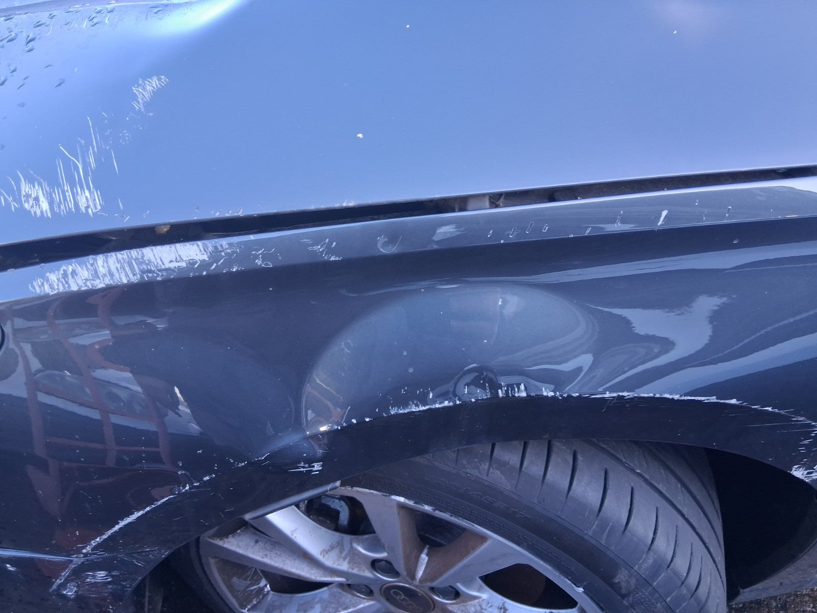 2025 AUDI A3 8Y HATCHBACK FACELIFT NSF PASSENGER SIDE LEFT WING PANEL GREY LX7L